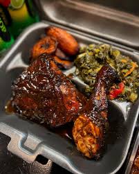 The Island 601 signature dishes Jerk Chicken OxtailCurry Chicken